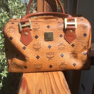 An MCM satchel 😃 On sale for a week!